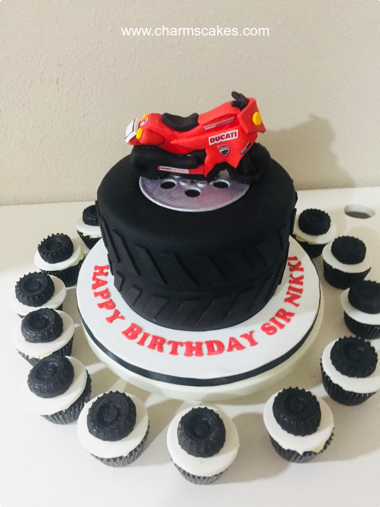 Ducatti For Fathers Custom Cake