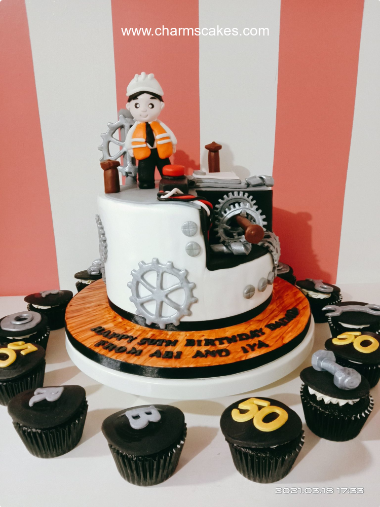 Mechanics birthday cake, Birthday cakes for men, Cakes for men