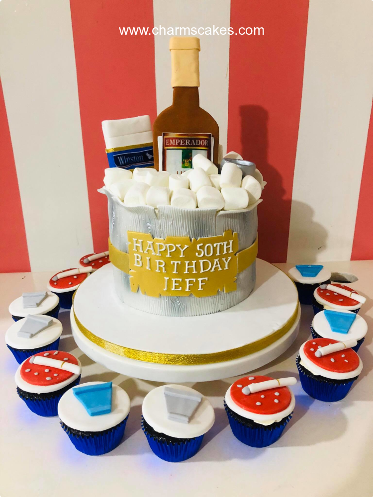 Jeff For Fathers Custom Cake