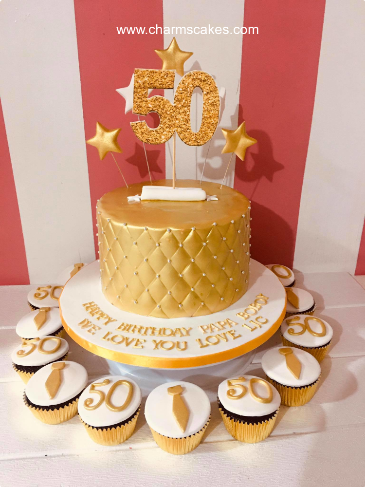 White and Gold Cake | Buttercream decorated Icing | Wedding Cakes – Little  Cupcakes