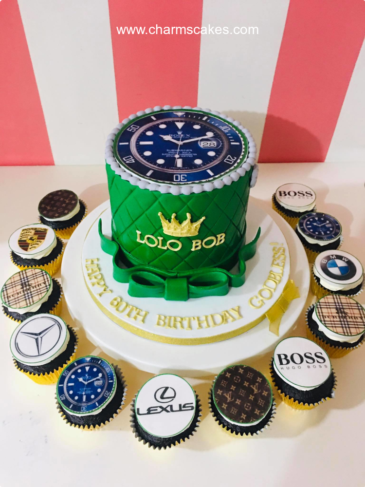 Rolex for Lolo For Fathers Custom Cake