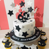60th Birthday For Fathers Custom Cake