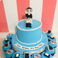 Busy Dad's For Fathers Custom Cake