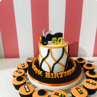 Motor For Fathers Custom Cake