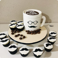 Coffee Mug For Fathers Custom Cake