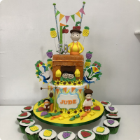 Fiesta For Fathers Custom Cake