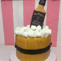 Jack daniel For Fathers Custom Cake