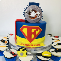 Engine Motor For Fathers Custom Cake