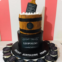 Leopold For Fathers Custom Cake