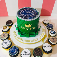 Rolex for Lolo For Fathers Custom Cake
