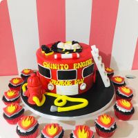 Fireman Cakes