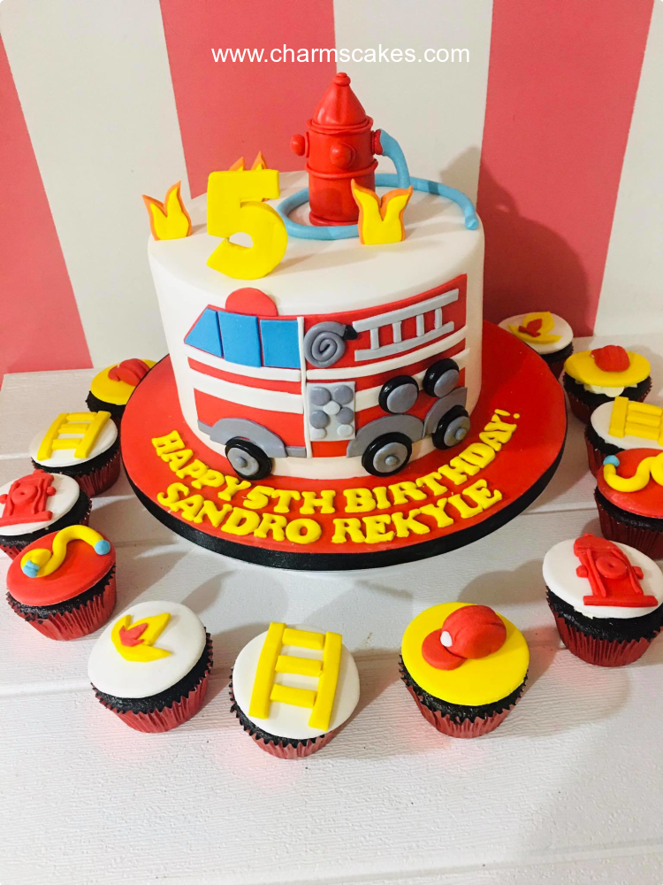 Fire Truck Kids Cake – Miss Cake