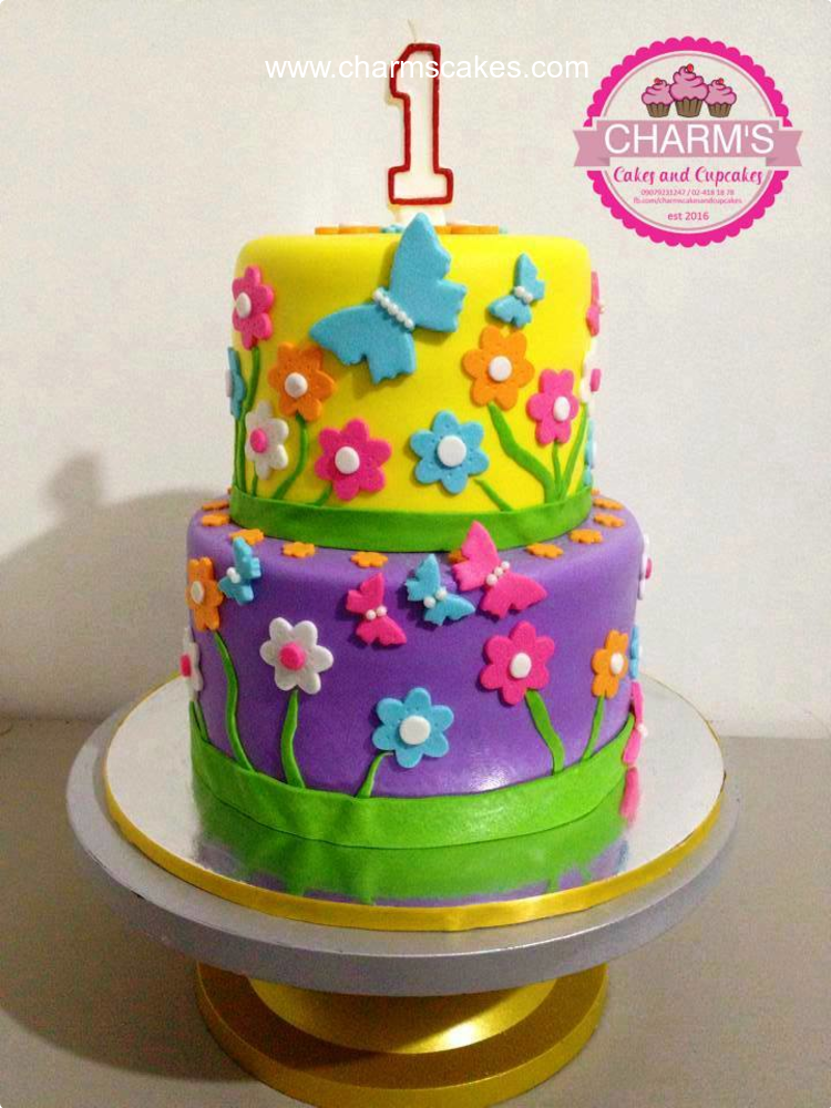 Lily Flower Flowers Custom Cake