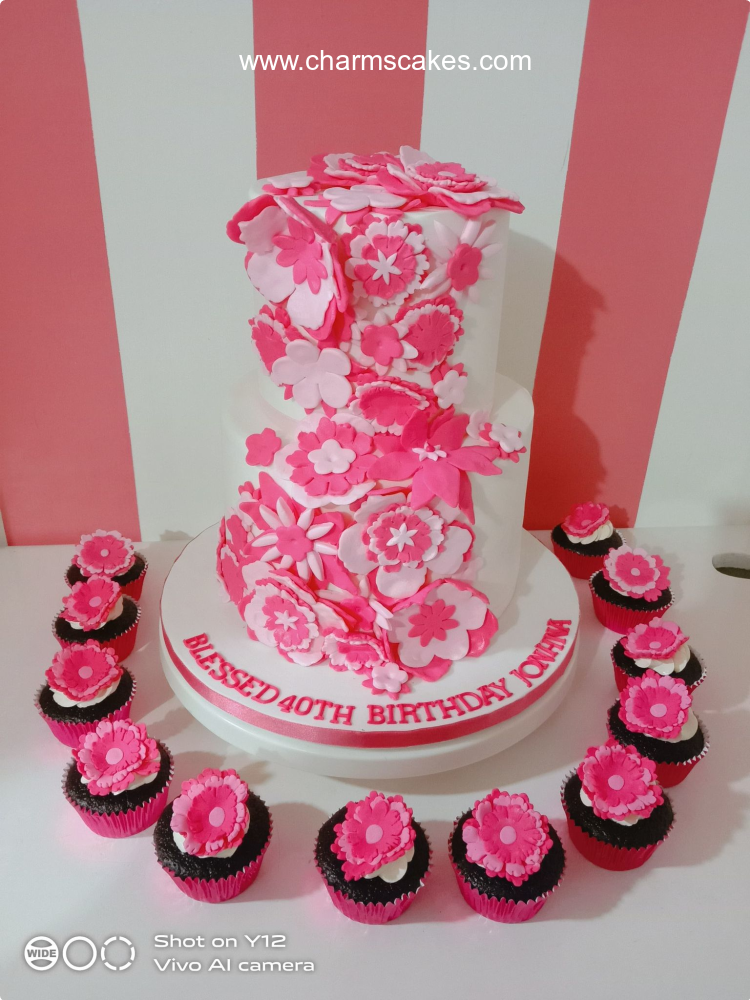 Joahna Flowers Custom Cake