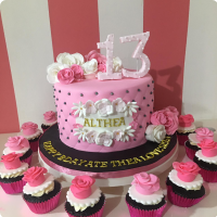 My Althea Flowers Custom Cake