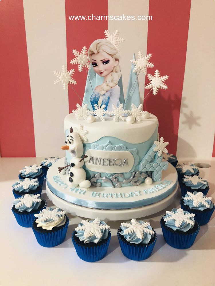 Elsa Frozen Custom Cake