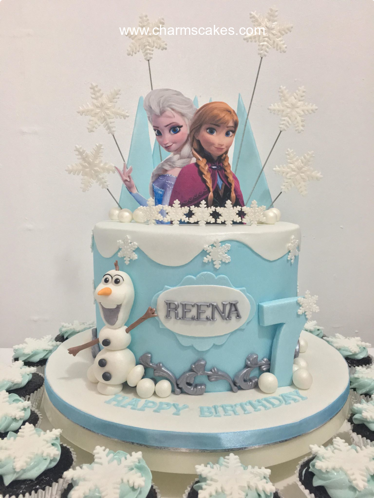 Disney Frozen (Reena) Frozen Custom Cake