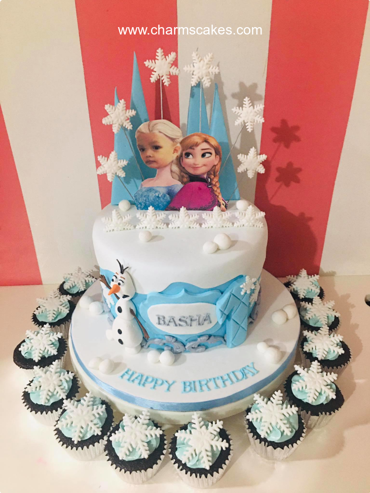 Basha Frozen Custom Cake