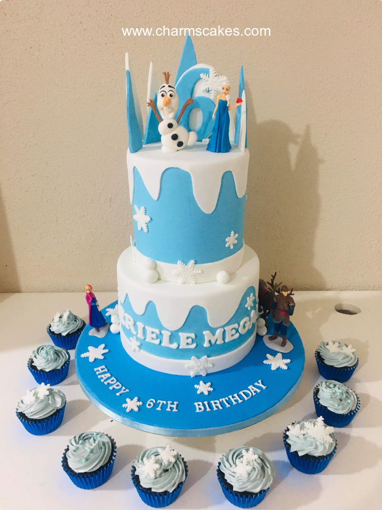 Megan Frozen Custom Cake