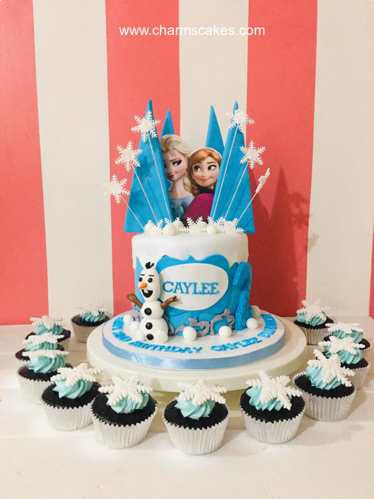 Caylee's Frozen Custom Cake