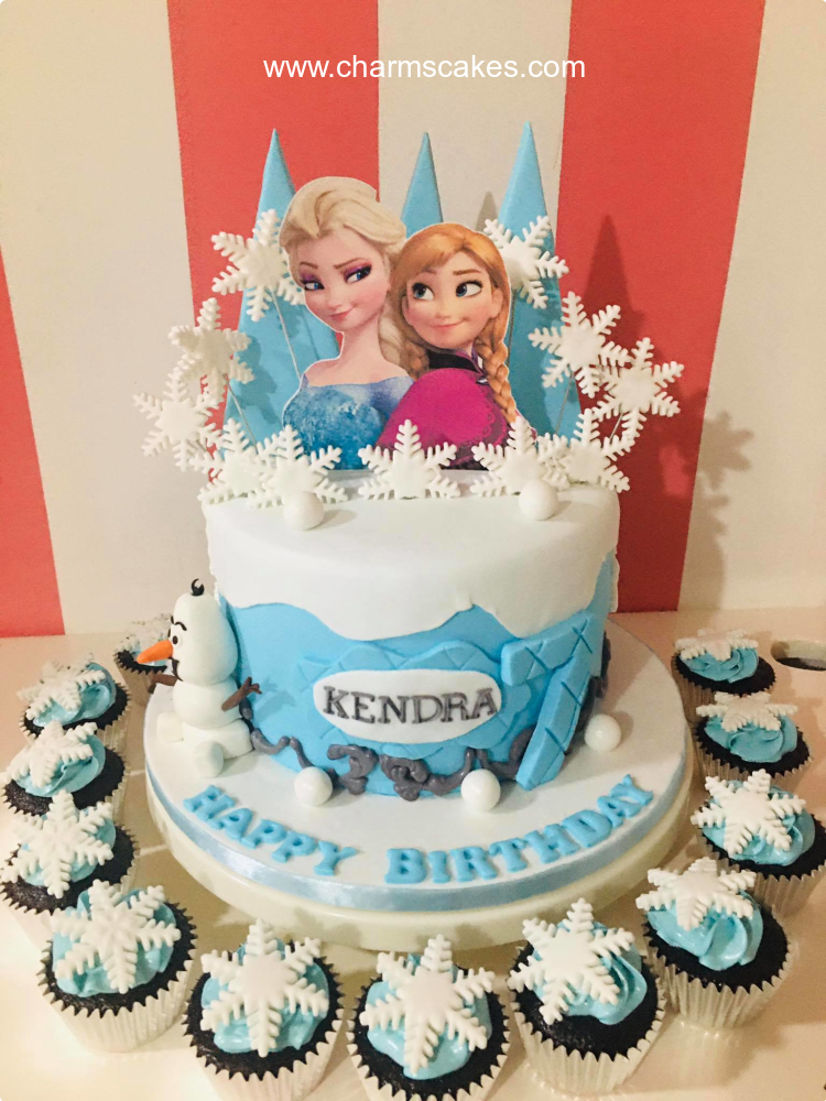 Kendra Frozen Custom Cake