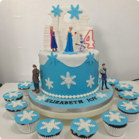 Disney Frozen (Eliz) Frozen Custom Cake