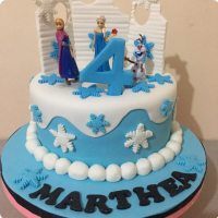 Disney Frozen (Marthea) Frozen Custom Cake