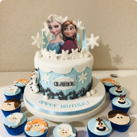 Disney Frozen 2 Frozen Custom Cake