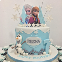 Disney Frozen (Reena) Frozen Custom Cake