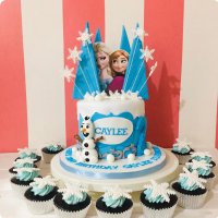 Caylee's Frozen Custom Cake