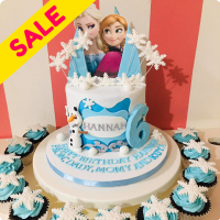 Hanna Frozen Custom Cake