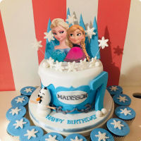 Madison Frozen Custom Cake