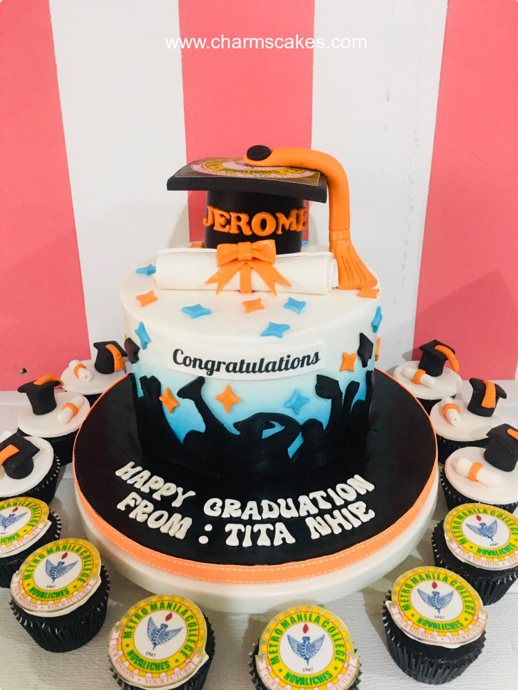 Jerome's Graduation Custom Cake