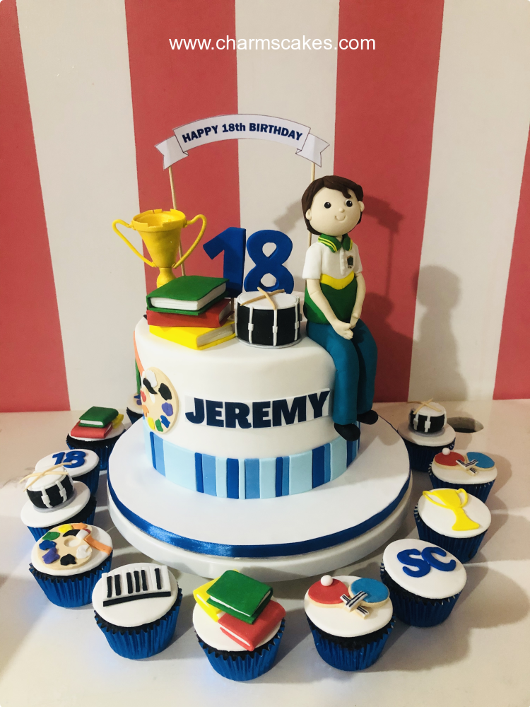 Jeremy's Graduation Custom Cake