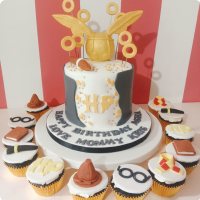 Asha Harry Potter Custom Cake