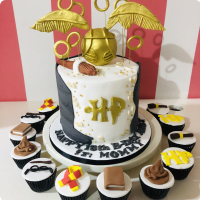 HP Harry Potter Custom Cake