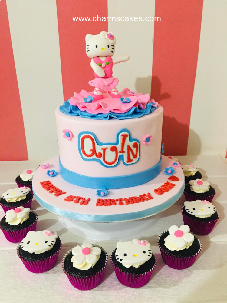 Quinn Hello Kitty Custom Cake