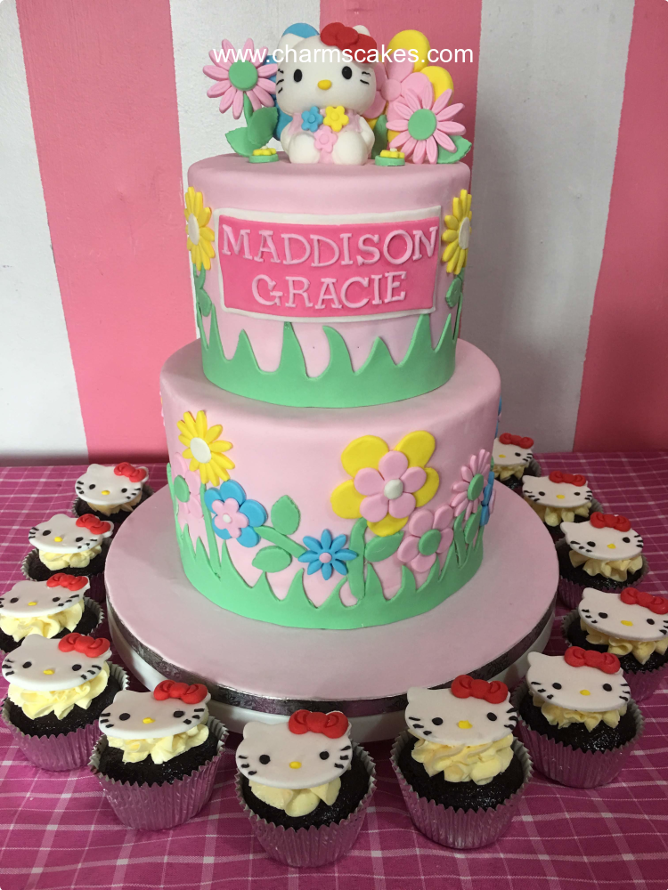 Hello Kitty Cake - Maddison Hello Kitty Custom Cake