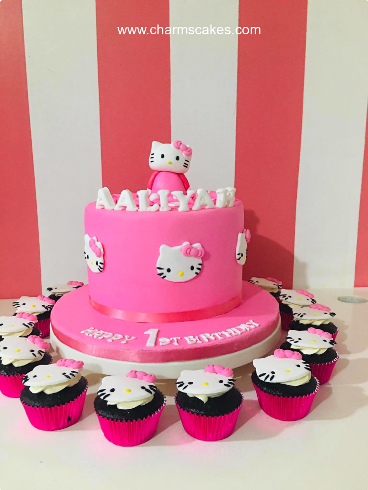 Aaliya Hello Kitty Custom Cake