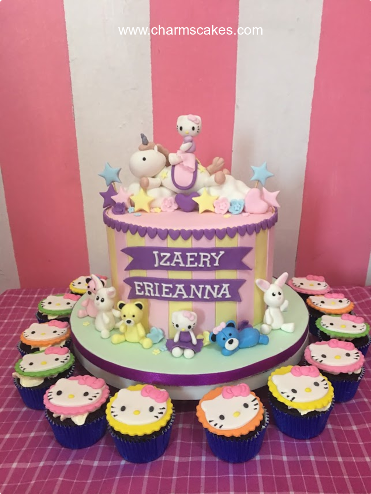 Hellow Kitty Jzaery Hello Kitty Custom Cake