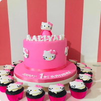 Aaliya Hello Kitty Custom Cake