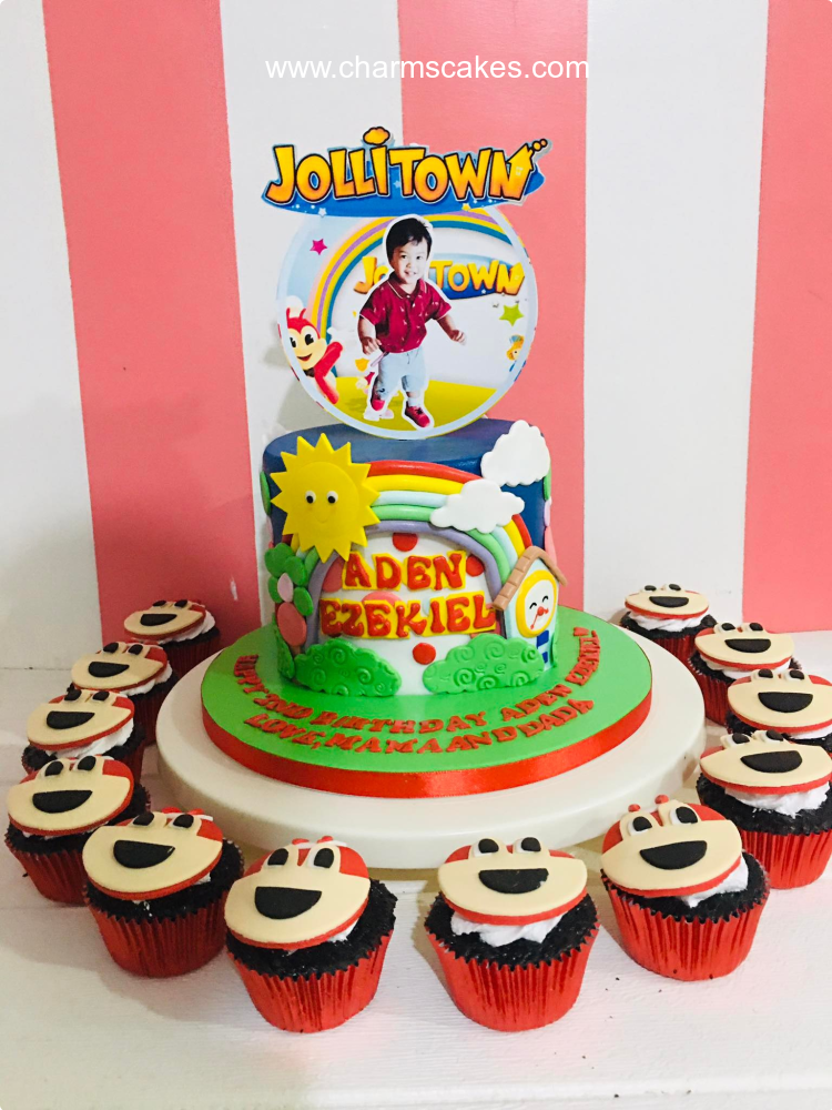 Aden's Jollibee Custom Cake
