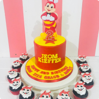 Jeom Jollibee Custom Cake