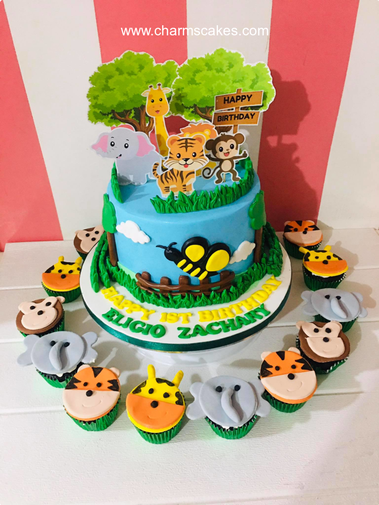 190 Jungle theme cake ideas in 2023 | jungle theme cakes, safari cakes, jungle  cake