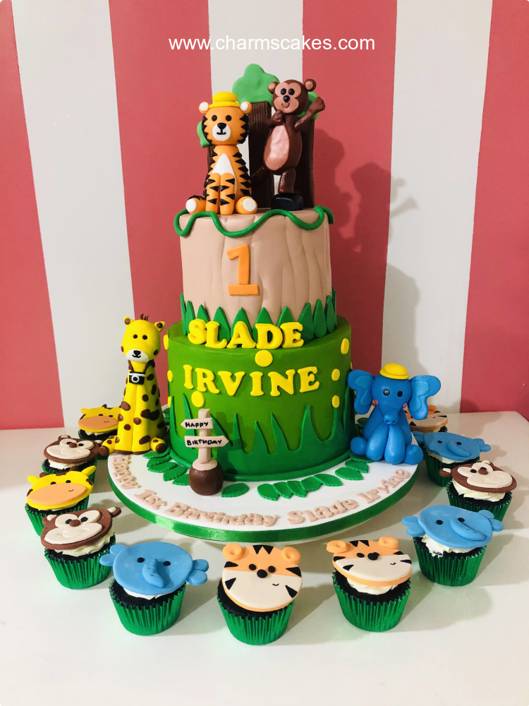 Slade Irvine Jungle Safari Custom Cake