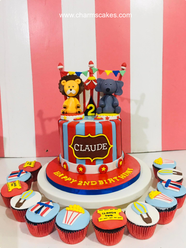 Claude's Jungle Safari Custom Cake