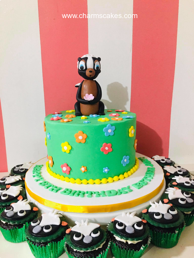 Esther's Pet Jungle Safari Custom Cake