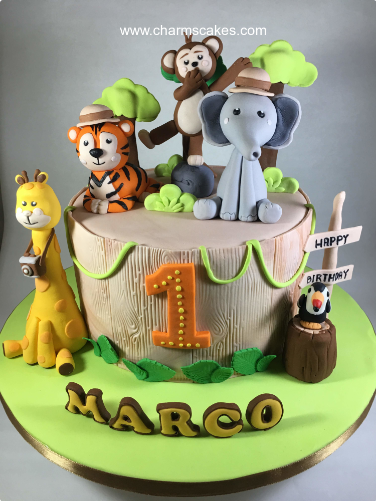 Marco Jungle Safari Custom Cake