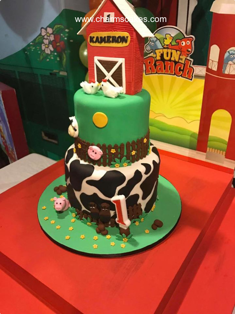 Barn 2 Jungle Safari Custom Cake