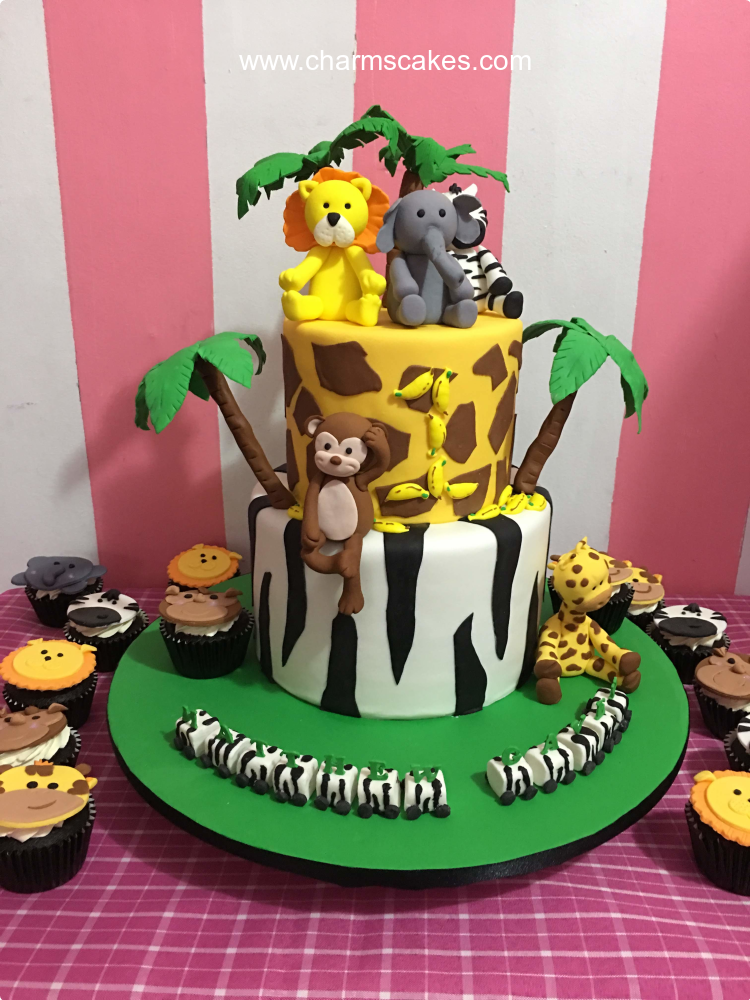 Amazon Jungle Safari Custom Cake